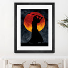 Sun Samurai Black by Nikita Abakumov on GIANT ART - black digital painting