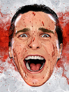 American Psycho Scream by Nikita Abakumov on GIANT ART - red digital painting