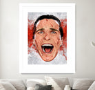 American Psycho Scream by Nikita Abakumov on GIANT ART - red digital painting