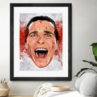 American Psycho Scream by Nikita Abakumov on GIANT ART - red digital painting