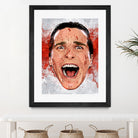 American Psycho Scream by Nikita Abakumov on GIANT ART - red digital painting