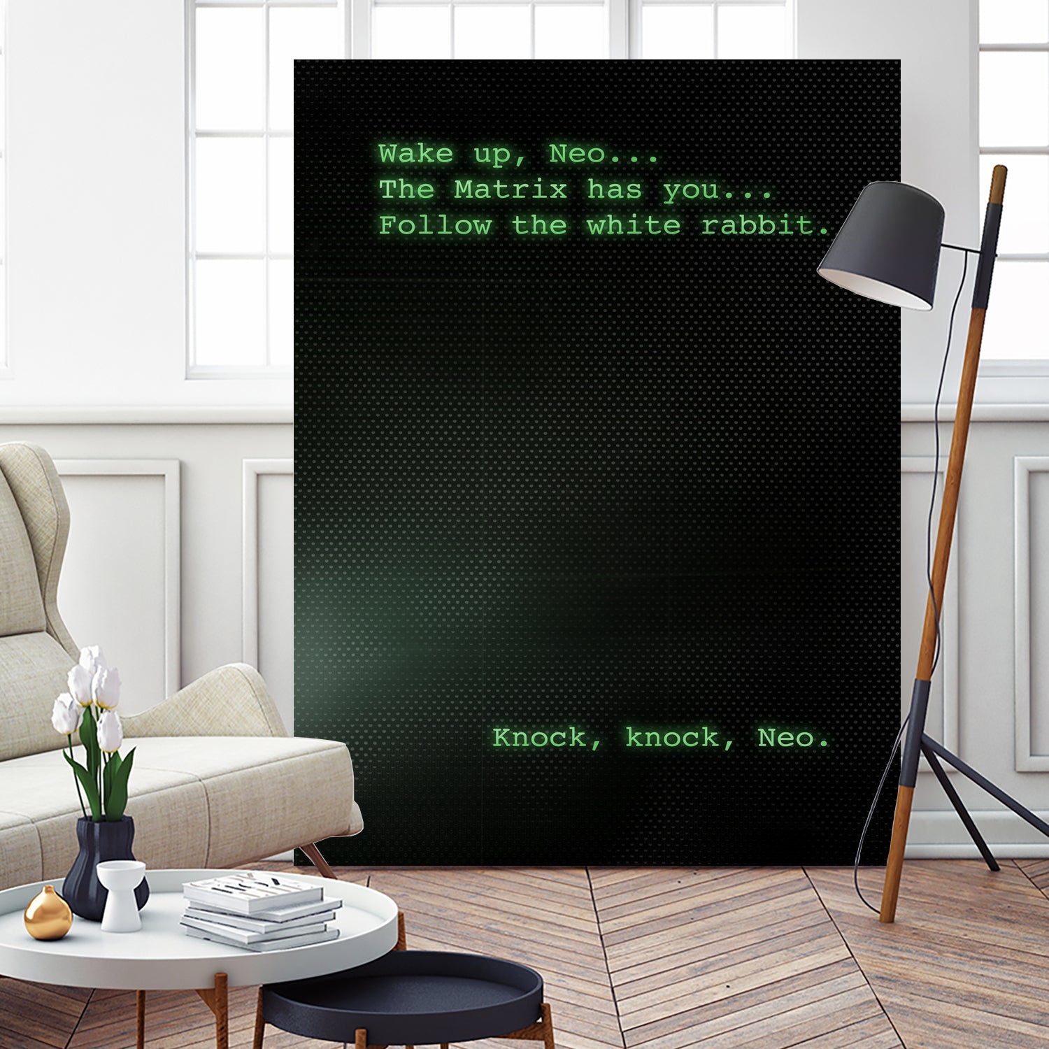 The Matrix Wake Up by Nikita Abakumov on GIANT ART - green digital painting