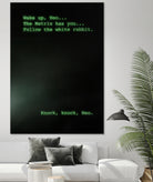 The Matrix Wake Up by Nikita Abakumov on GIANT ART - green digital painting