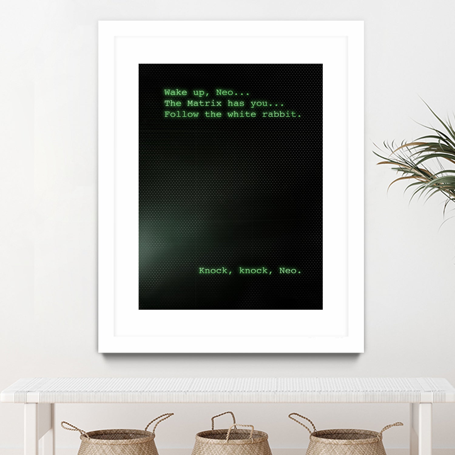 The Matrix Wake Up by Nikita Abakumov on GIANT ART - green digital painting