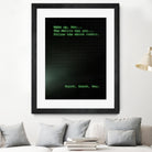 The Matrix Wake Up by Nikita Abakumov on GIANT ART - green digital painting