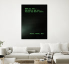 The Matrix Wake Up by Nikita Abakumov on GIANT ART - green digital painting