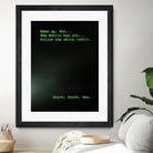 The Matrix Wake Up by Nikita Abakumov on GIANT ART - green digital painting