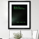 The Matrix Wake Up by Nikita Abakumov on GIANT ART - green digital painting