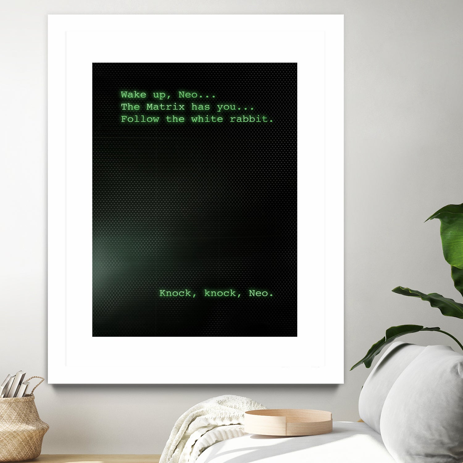 The Matrix Wake Up by Nikita Abakumov on GIANT ART - green digital painting