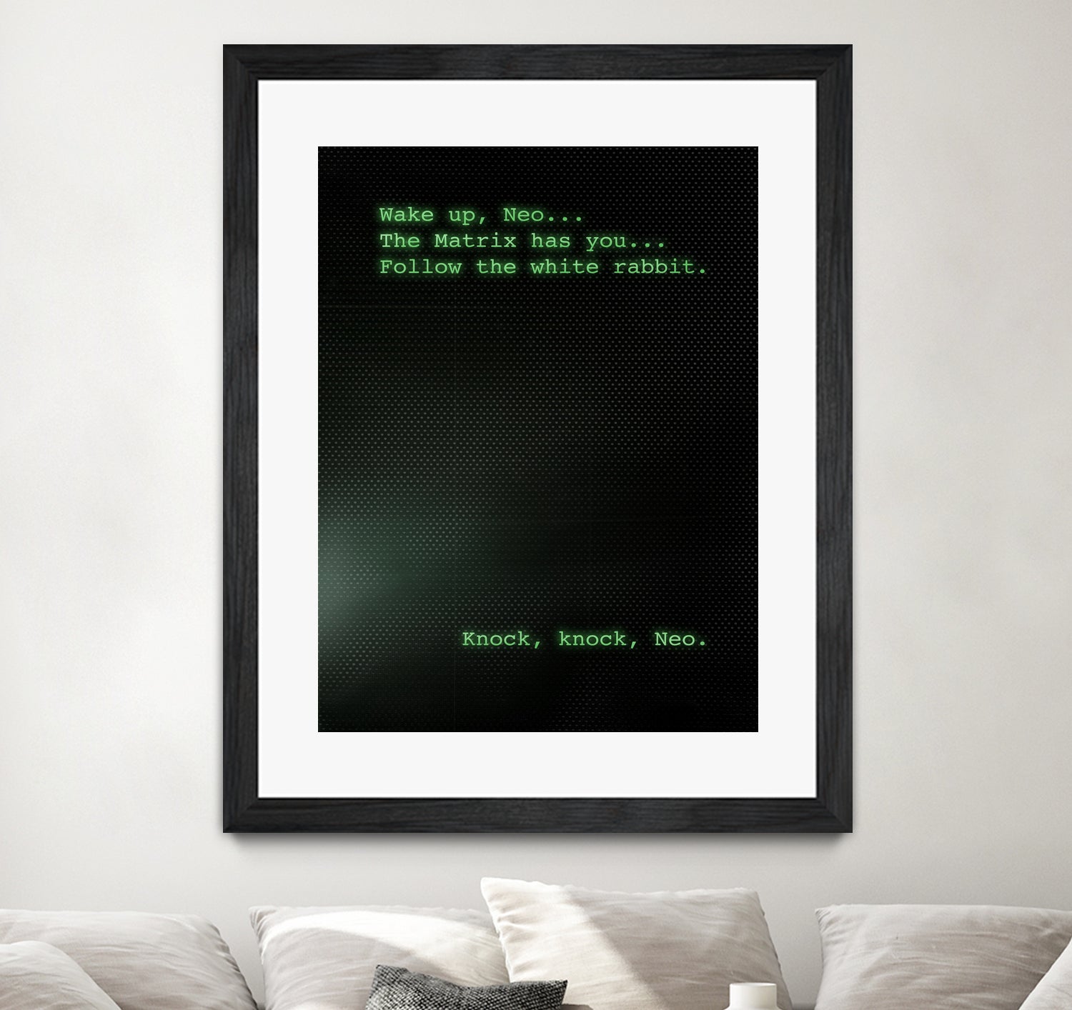 The Matrix Wake Up by Nikita Abakumov on GIANT ART - green digital painting