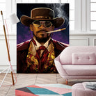 Django by Nikita Abakumov on GIANT ART - red digital painting