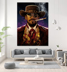 Django by Nikita Abakumov on GIANT ART - red digital painting