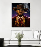 Django by Nikita Abakumov on GIANT ART - red digital painting