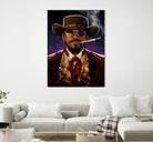 Django by Nikita Abakumov on GIANT ART - red digital painting