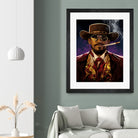 Django by Nikita Abakumov on GIANT ART - red digital painting