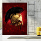 300 Spartan Helmet by Nikita Abakumov on GIANT ART - red digital painting