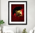 300 Spartan Helmet by Nikita Abakumov on GIANT ART - red digital painting