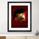 300 Spartan Helmet by Nikita Abakumov on GIANT ART - red digital painting