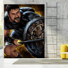 Gladiator by Nikita Abakumov on GIANT ART - brown digital painting