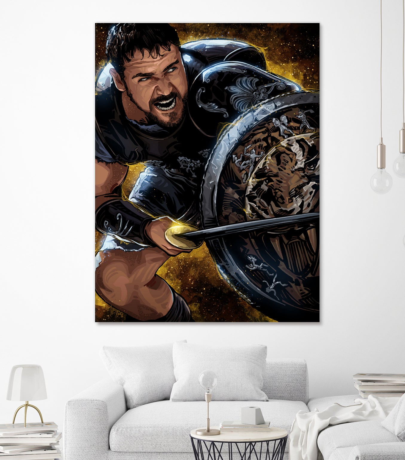 Gladiator by Nikita Abakumov on GIANT ART - brown digital painting