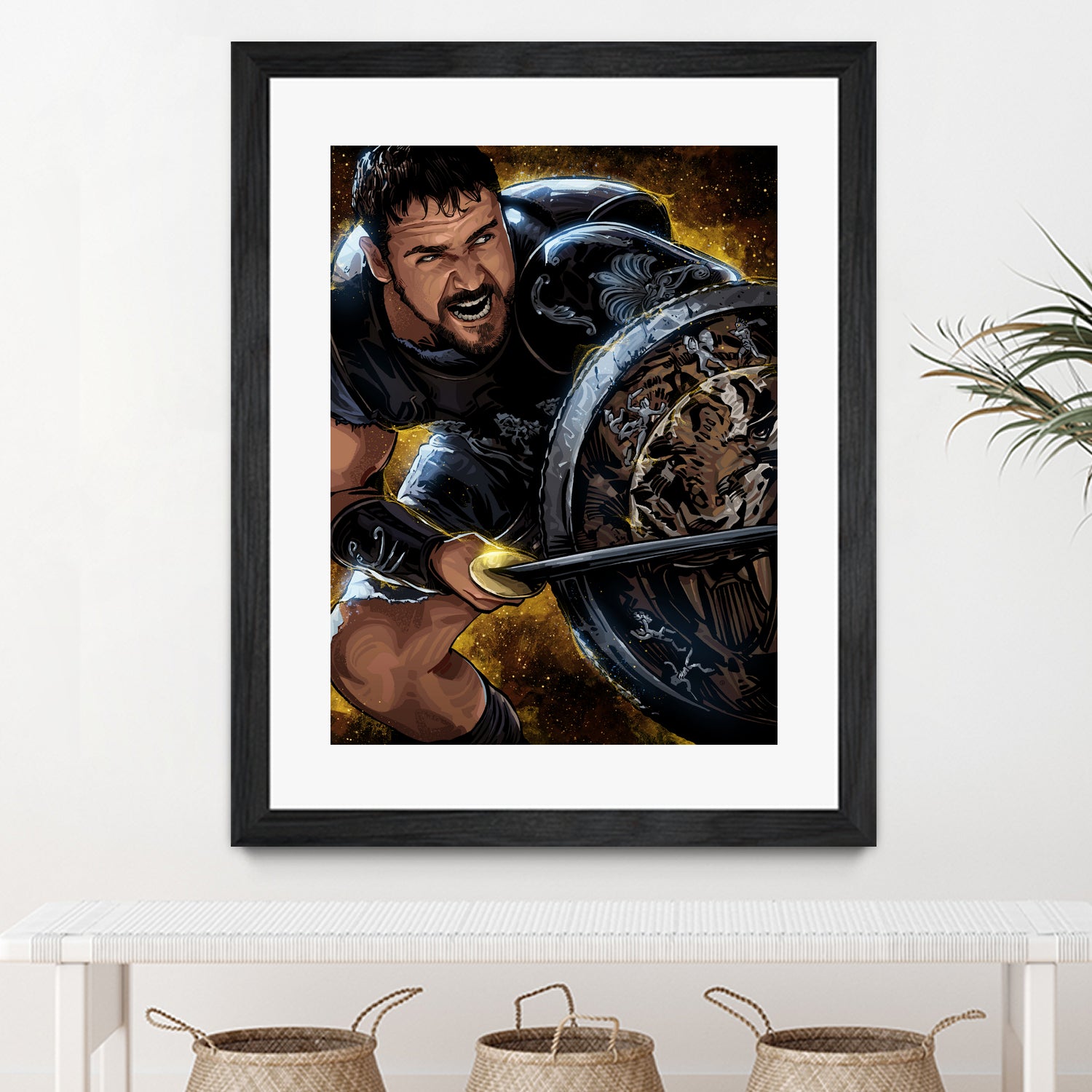 Gladiator by Nikita Abakumov on GIANT ART - brown digital painting