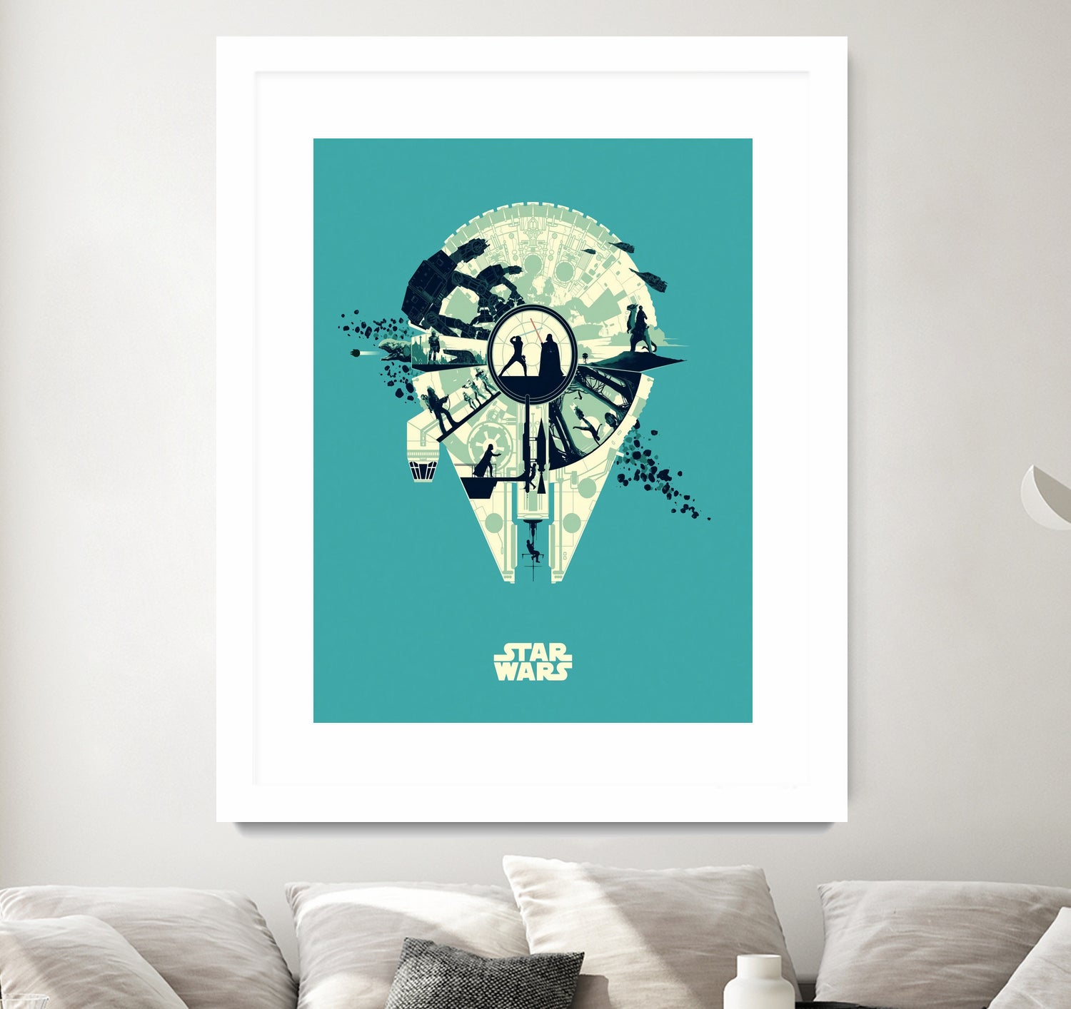 Star Wars by Movie Network on GIANT ART - white digital drawing