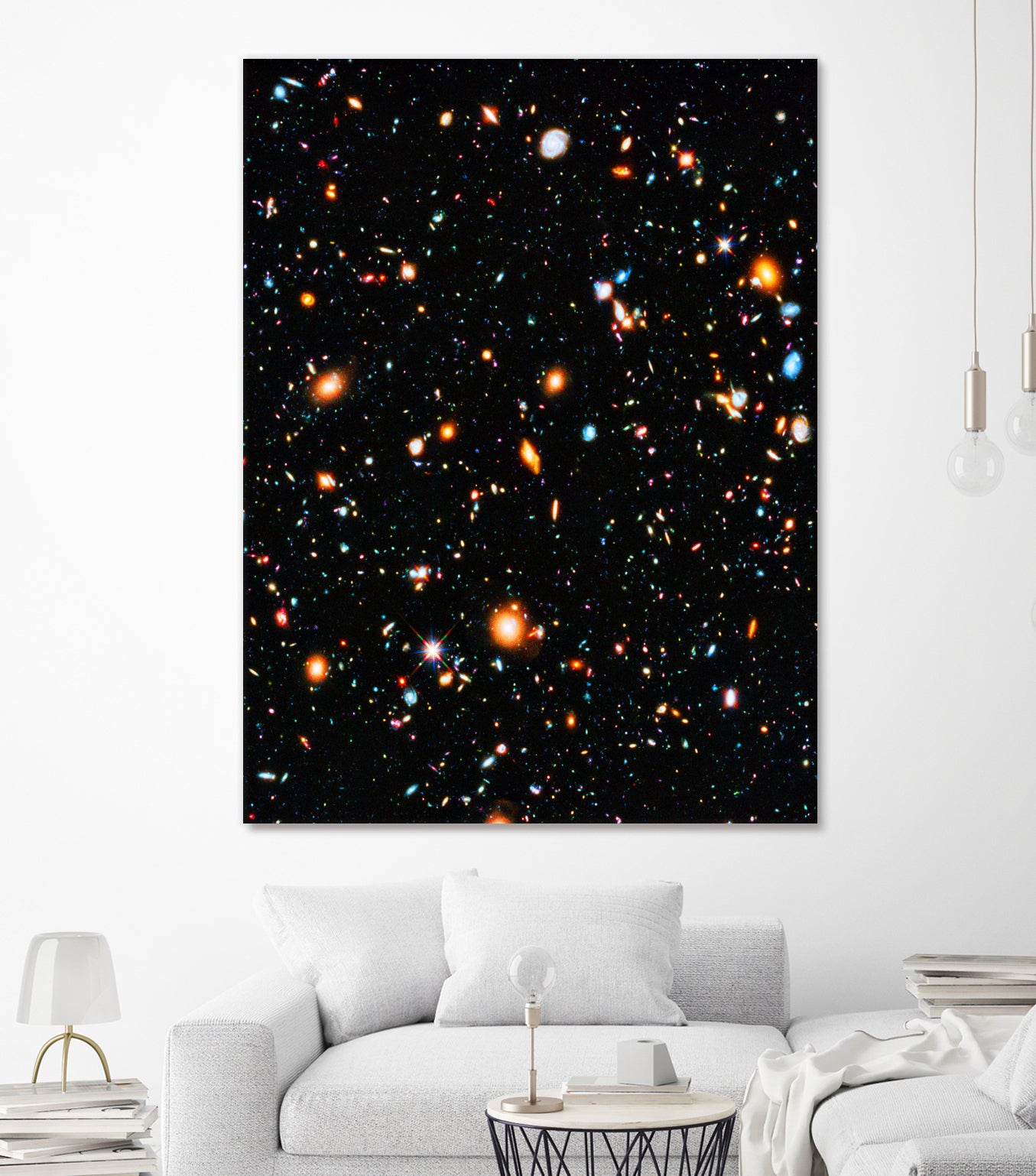 Hubble Ultra Deep Field by Ed Trickett on GIANT ART - black photo manipulation