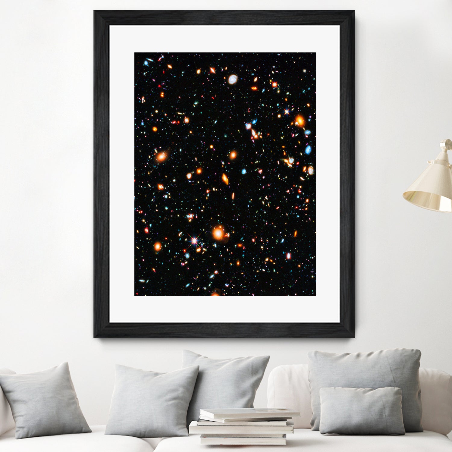 Hubble Ultra Deep Field by Ed Trickett on GIANT ART - black photo manipulation