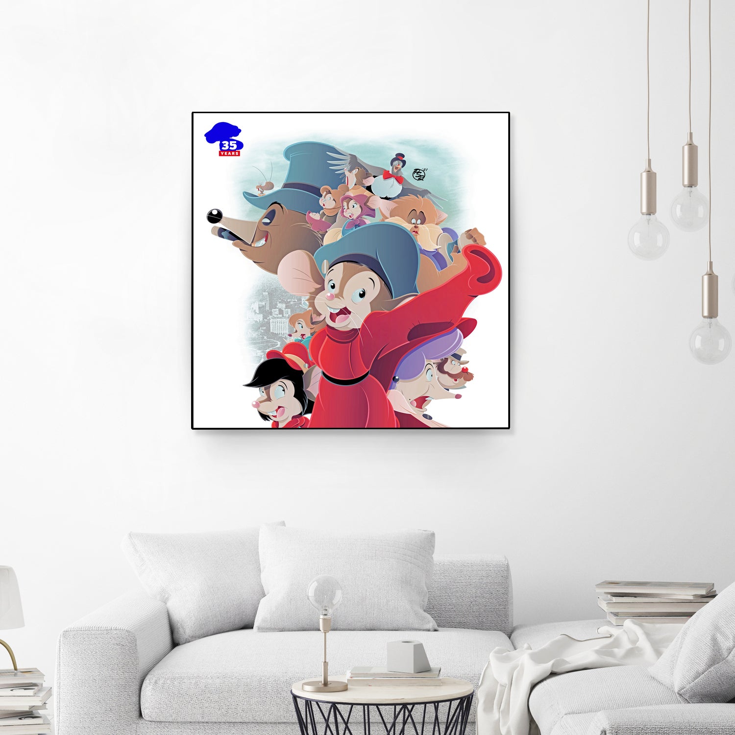 An American Tail - 35th Anniversary by Pierre Redmon on GIANT ART - white digital drawing