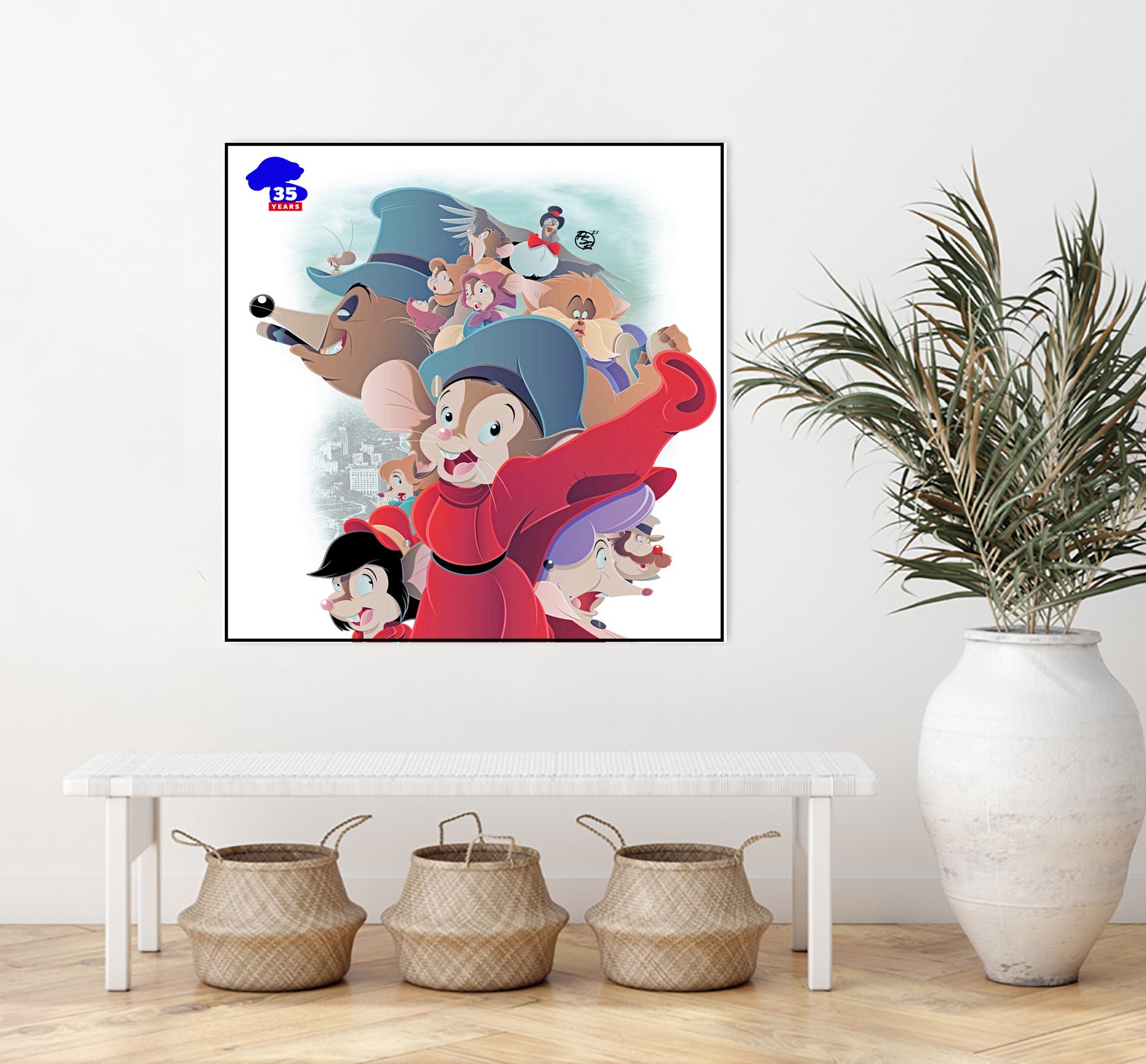 An American Tail - 35th Anniversary by Pierre Redmon on GIANT ART - white digital drawing