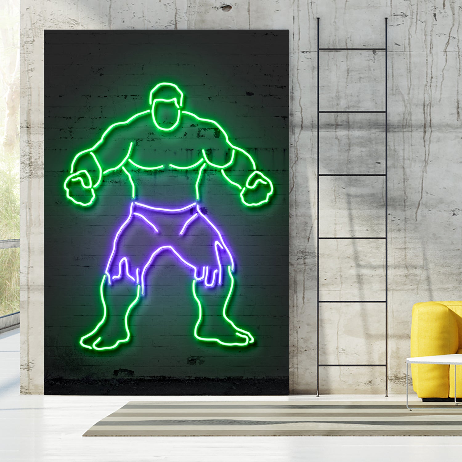 Hulk by Octavian Mihai Mielu on GIANT ART - green 3d art