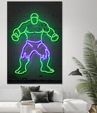 Hulk by Octavian Mihai Mielu on GIANT ART - green 3d art