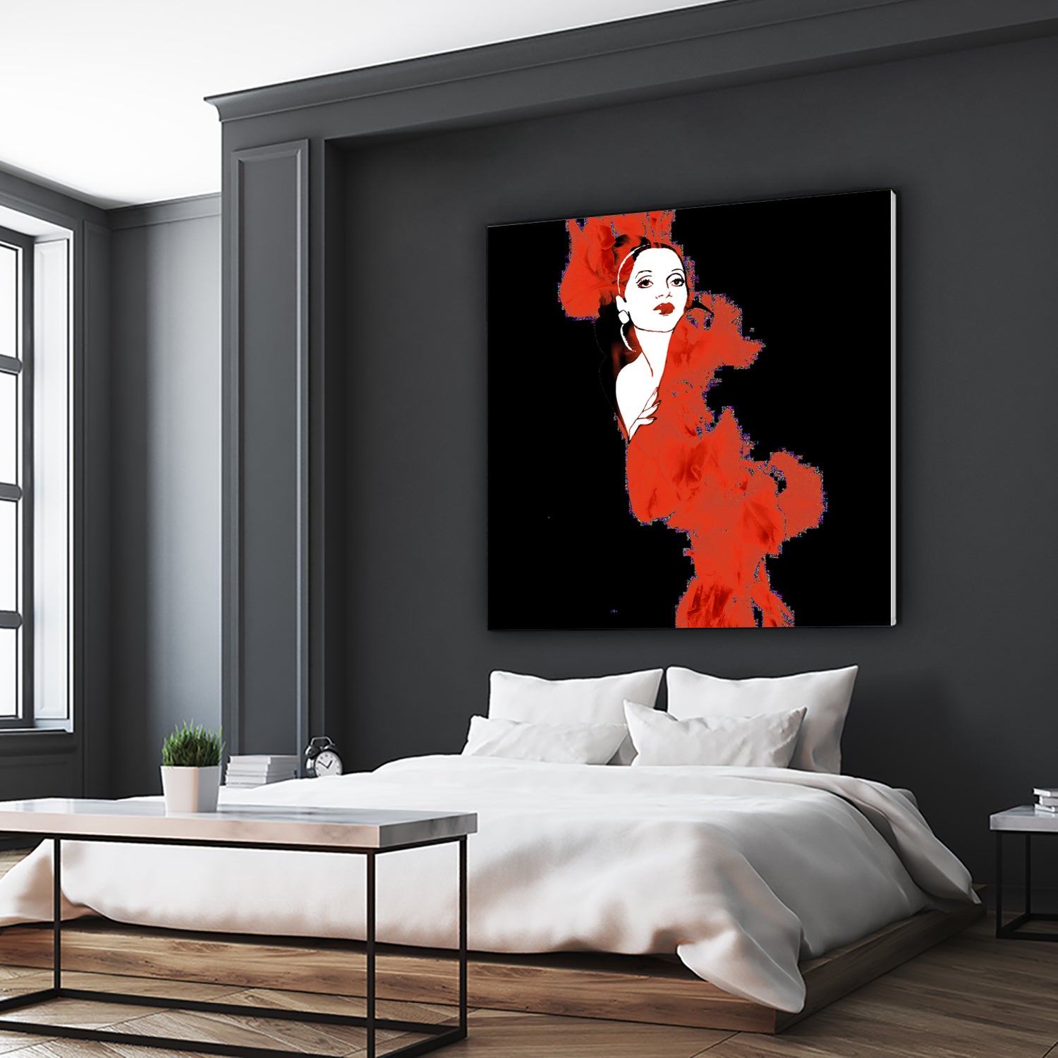 Flamenco by Aimer Heinz on GIANT ART - red photo manipulation