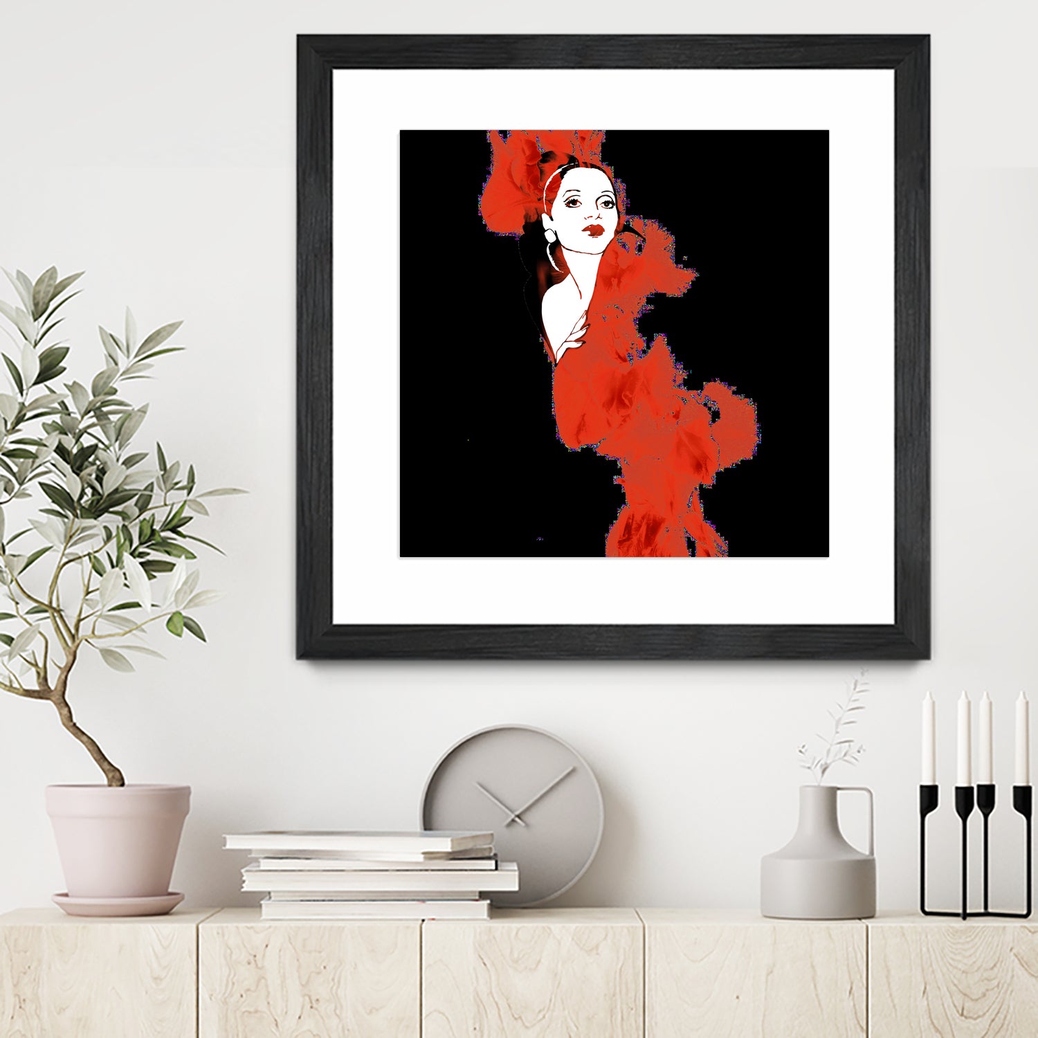 Flamenco by Aimer Heinz on GIANT ART - red photo manipulation