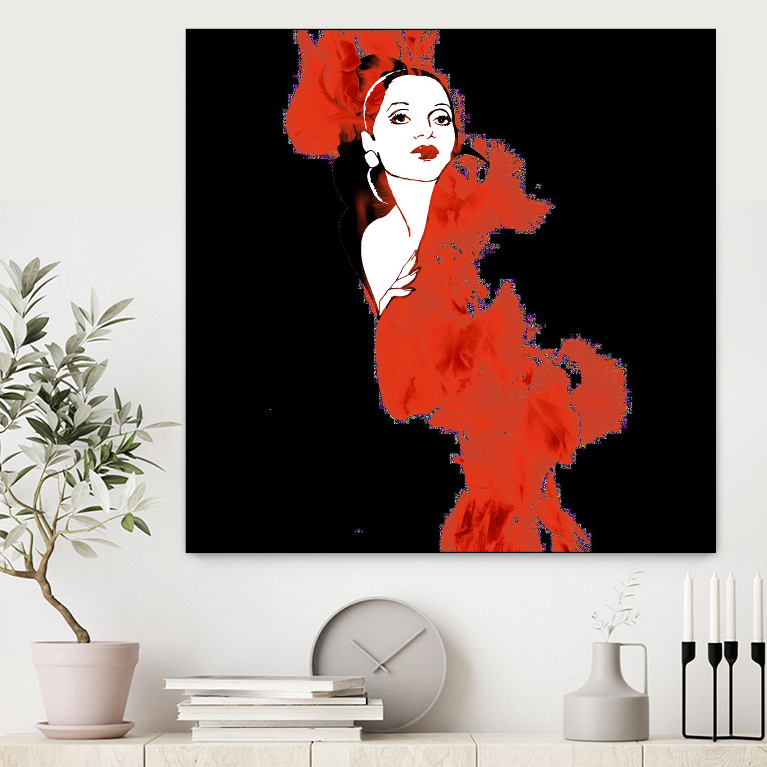 Flamenco by Aimer Heinz on GIANT ART - red photo manipulation