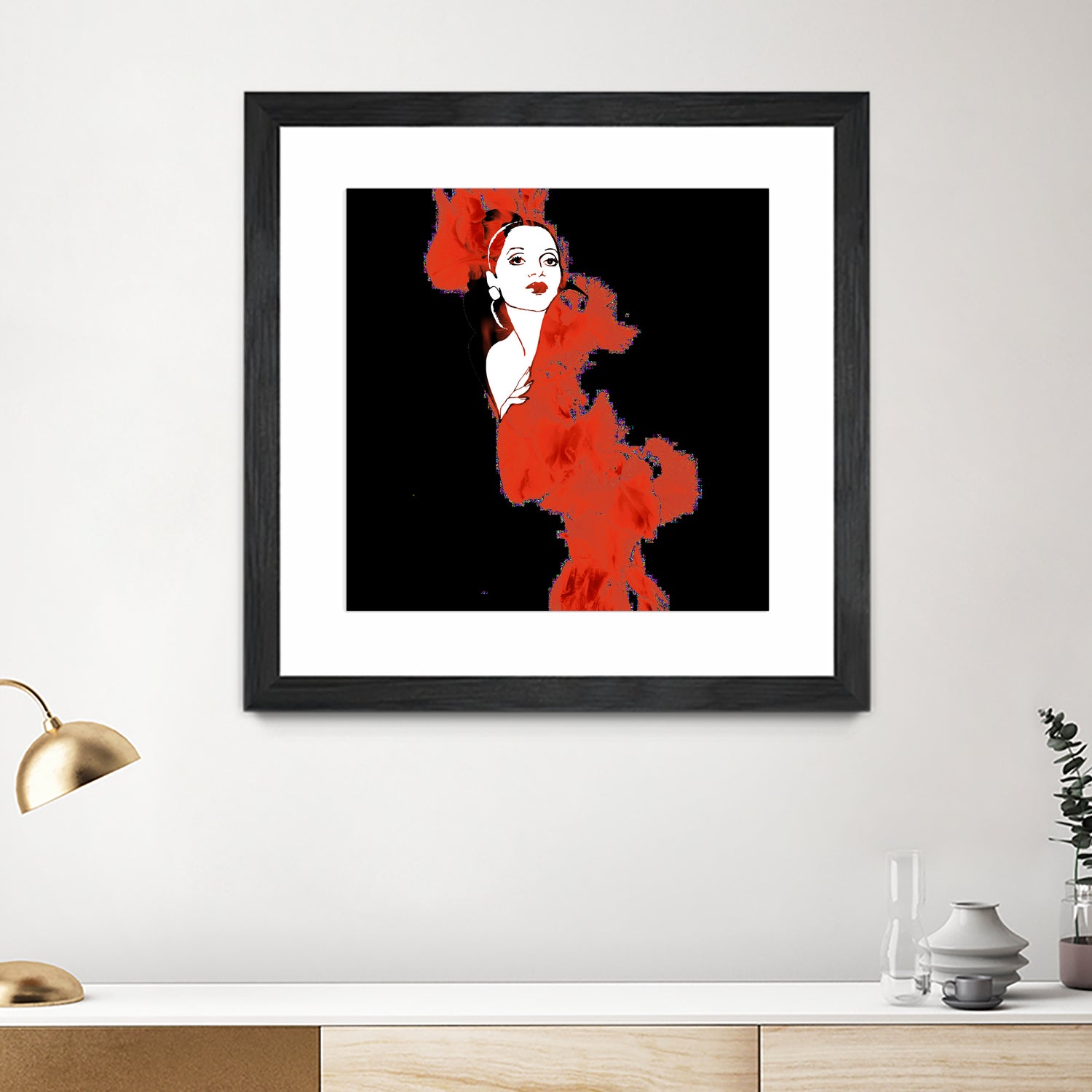 Flamenco by Aimer Heinz on GIANT ART - red photo manipulation