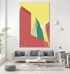 Chrysler Building NYC by Remko Heemskerk on GIANT ART - red digital drawing