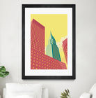 Chrysler Building NYC by Remko Heemskerk on GIANT ART - red digital drawing