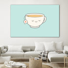 Teacup by Kim Vervuurt on GIANT ART - white digital drawing