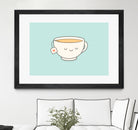 Teacup by Kim Vervuurt on GIANT ART - white digital drawing