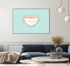 Teacup by Kim Vervuurt on GIANT ART - white digital drawing