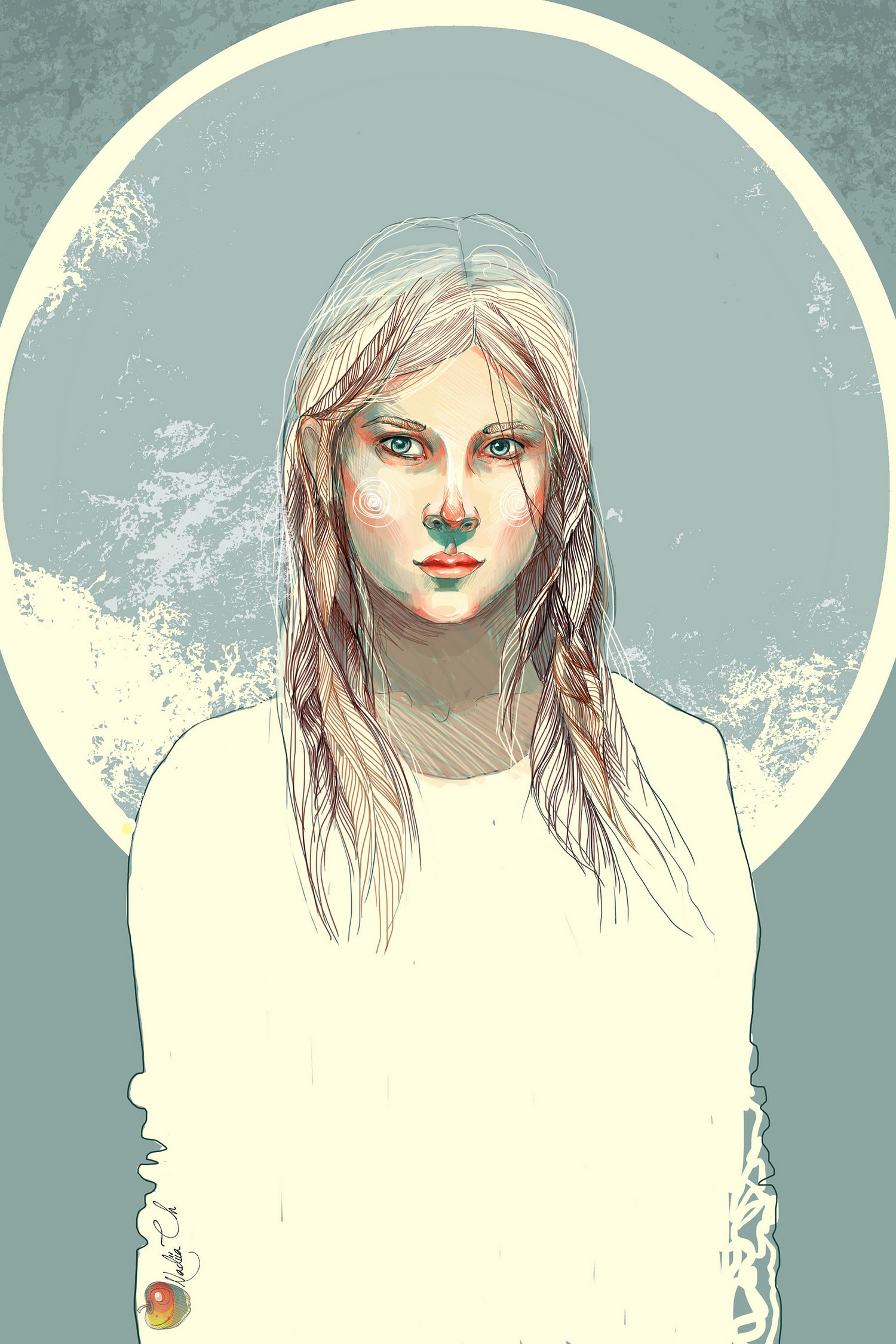 Clemence Poesy by Nadiia Cherkasova on GIANT ART - digital drawing