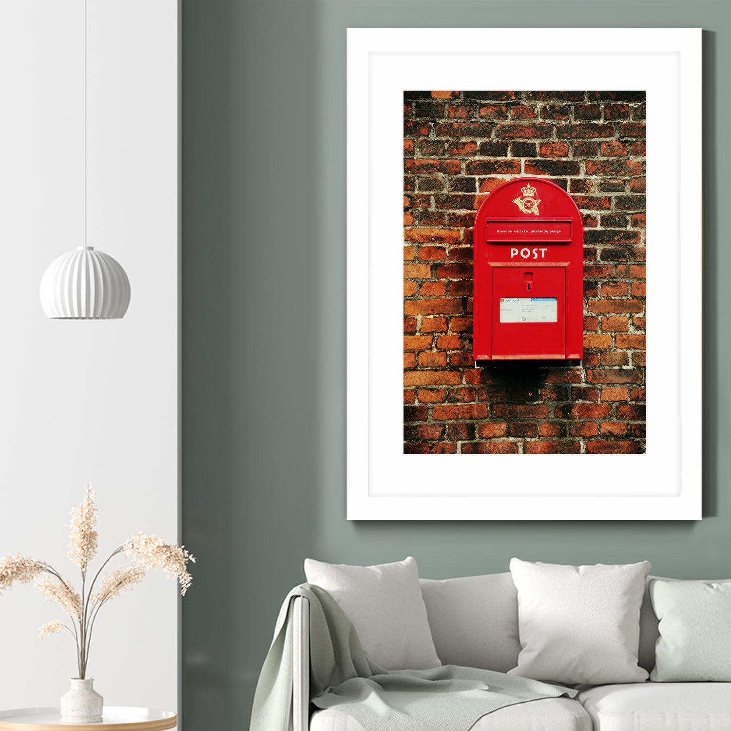 DANISH MAILBOX by Gaël Favari on GIANT ART - red photo illustration