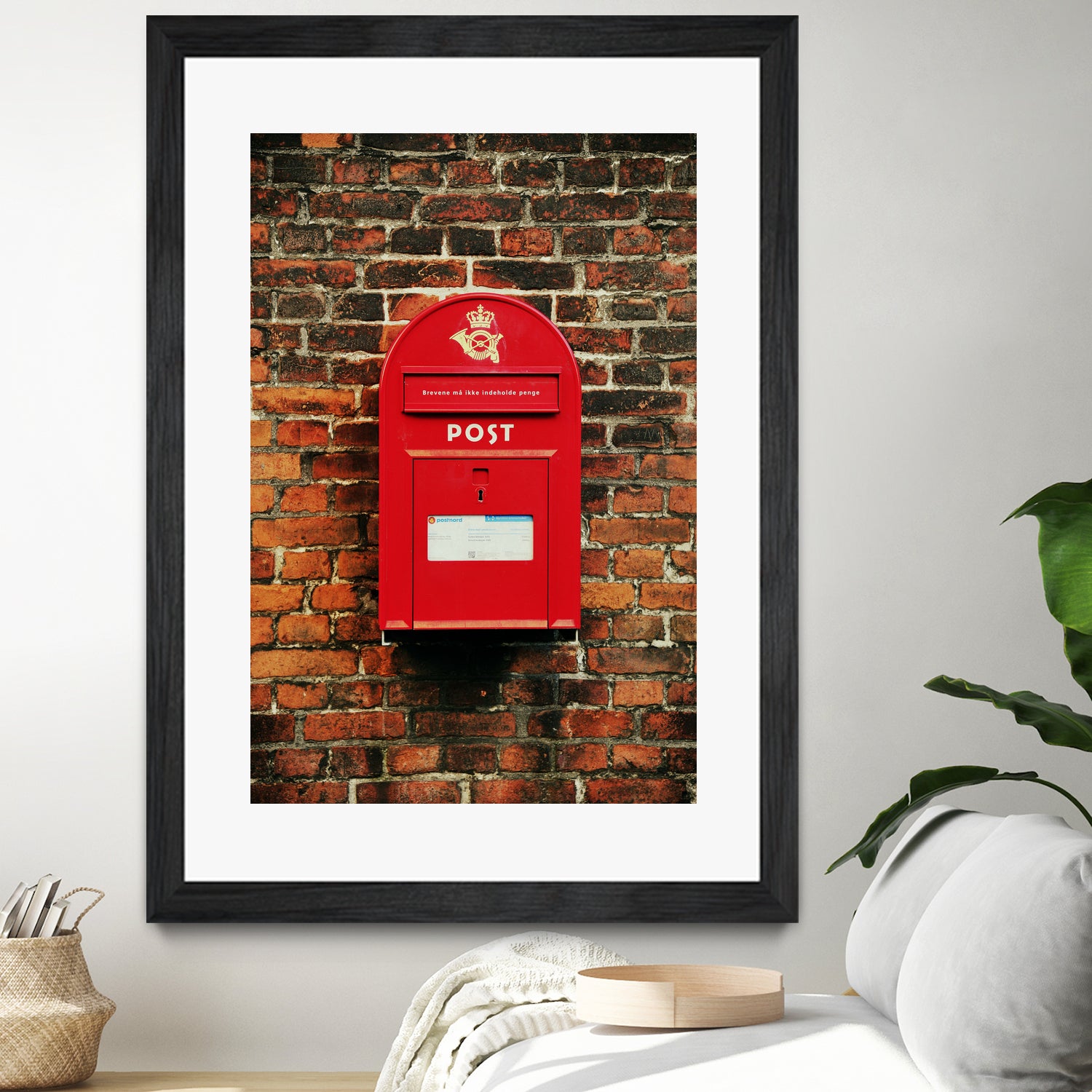 DANISH MAILBOX by Gaël Favari on GIANT ART - red photo illustration