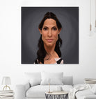 Sandra Bullock by Rob Snow on GIANT ART - orange digital painting