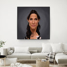 Sandra Bullock by Rob Snow on GIANT ART - orange digital painting