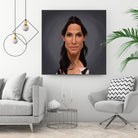 Sandra Bullock by Rob Snow on GIANT ART - orange digital painting