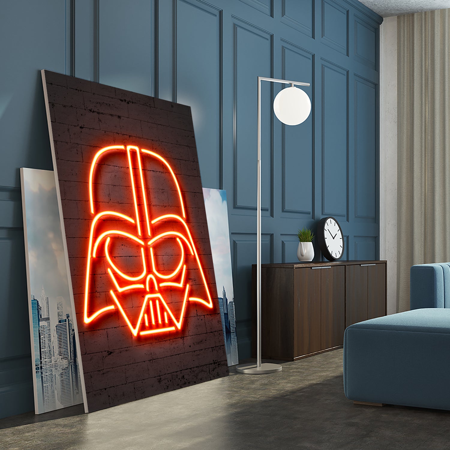 Darth Vader by Octavian Mihai Mielu on GIANT ART - red 3d art