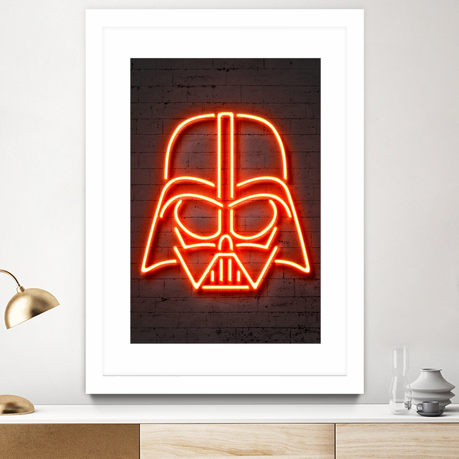 Darth Vader by Octavian Mihai Mielu on GIANT ART - red 3d art