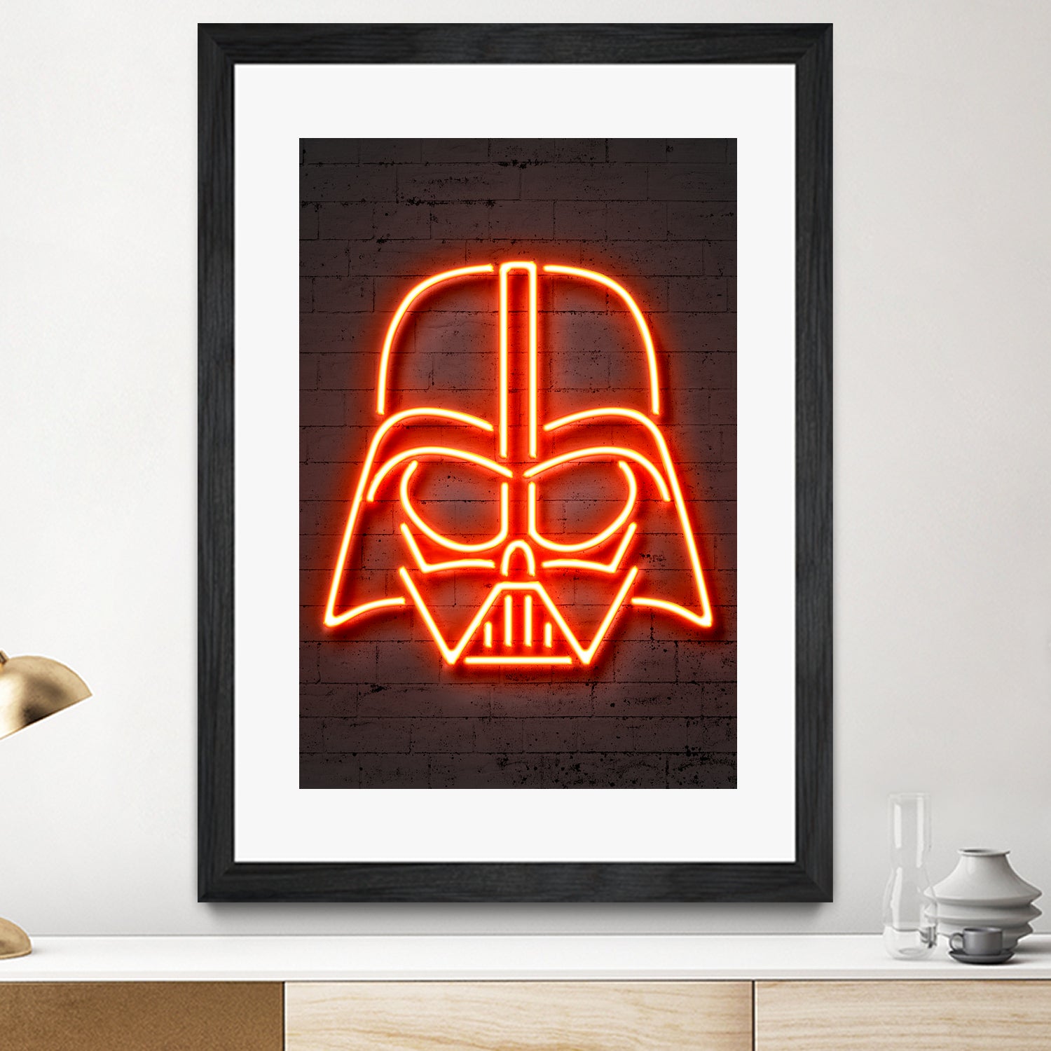 Darth Vader by Octavian Mihai Mielu on GIANT ART - red 3d art